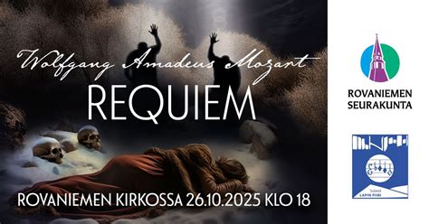 Mozart: Requiem - suurkuorokonsertti su 26.10.2025 klo 18 Rovaniemen ...