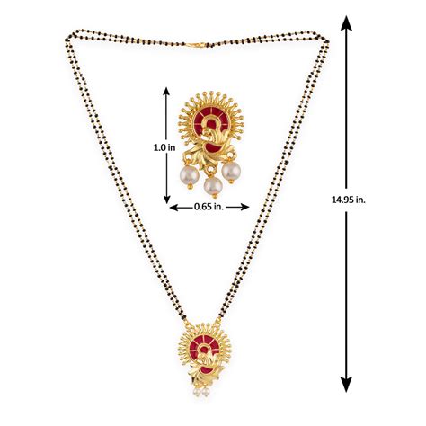 Apsara Peacock Design Mangalsutra Set – VOYLLA