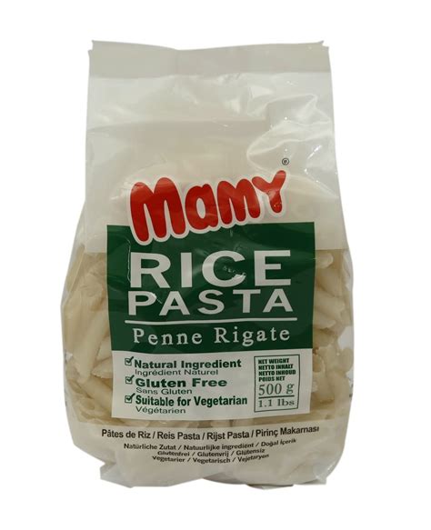 mamy Rice Penne Rigate Pasta, 500Gm | Gluten Free : Amazon.in: Grocery ...