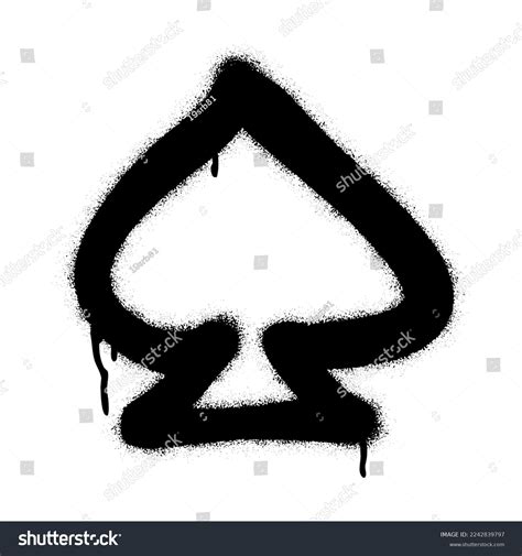 Isolated Spray Graffiti Card Symbol Ace Stock Vector (Royalty Free) 2242839797 | Shutterstock