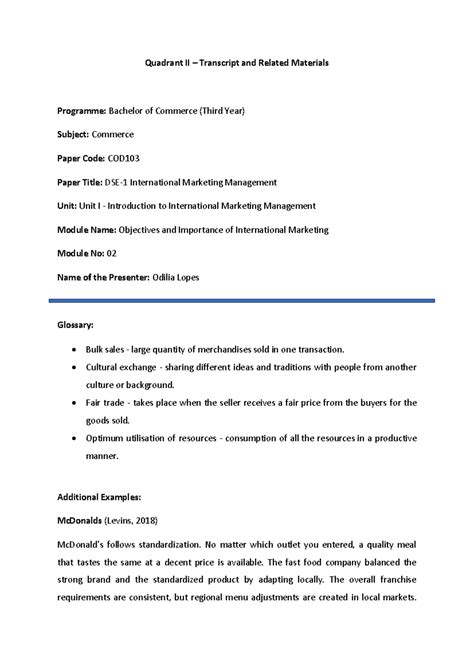 Retail management strategies notes on unit 1 lessons of third year ...