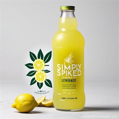 Simply Spiked Lemonade Packaging | Stable Diffusion Online