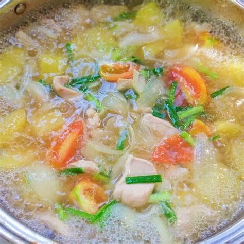 Thai Mom's Easy Boiled Potato Soup with Chicken Breast Recipe, ซุปมัน ...