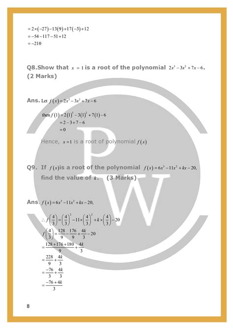 Image result for Case Study Question Class 9 Polynomials