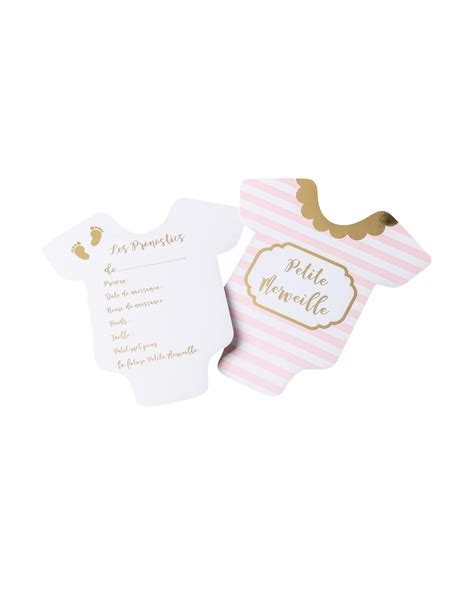 10 Voorspellingskaarten Little wonder gestreept roze en vergulding 15 x ...