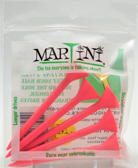 Martini Golf Tees Lang