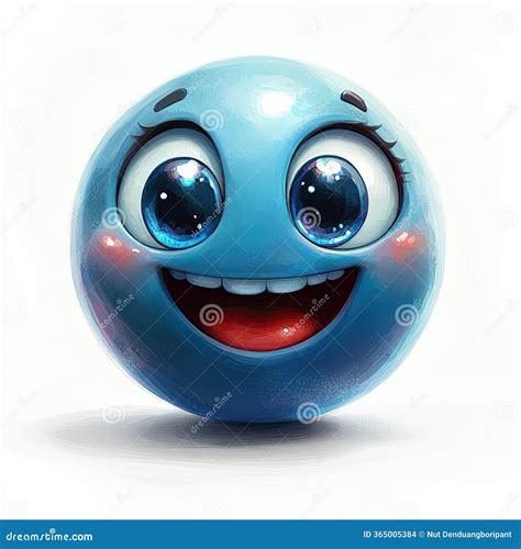 Blue Emoji Kissing Vector Illustration | CartoonDealer.com #283983014