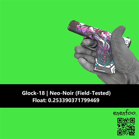 (0.23-0.25FV) GLOCK-18 NEO NOIR FT FIELD TESTED GLOCK18 CS2 SKINS ITEMS ...