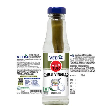 WOK TOK BY VEEBA CHILLI VINEGAR SAUCE (175ml)