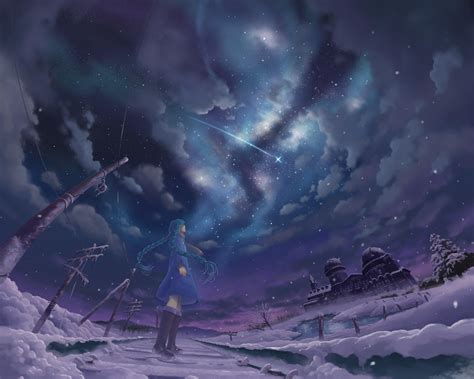 Anime Winter Wallpapers - Top Free Anime Winter Backgrounds ...