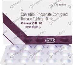 Carca Cr 10 MG Tablet (15): Uses, Side Effects, Price & Dosage | PharmEasy