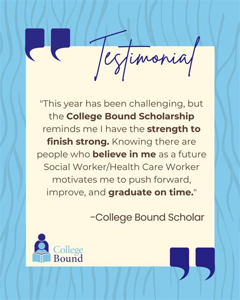 VMP Testimonials - College Bound, Inc.