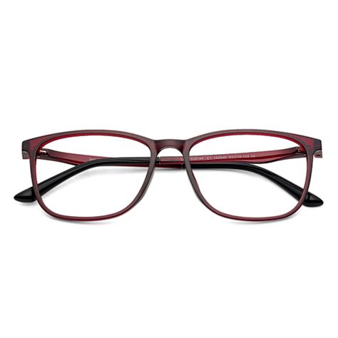 Buy Maroon Black Full Rim Square Lenskart Air SG Flex LA E13381AF - C1 ...