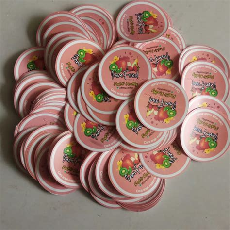 Jual Stiker Botol Minuman Putih Susu / Stiker Label Minuman Putih Anti ...