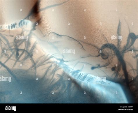 Martian Dust Devil Trails Stock Photo - Alamy