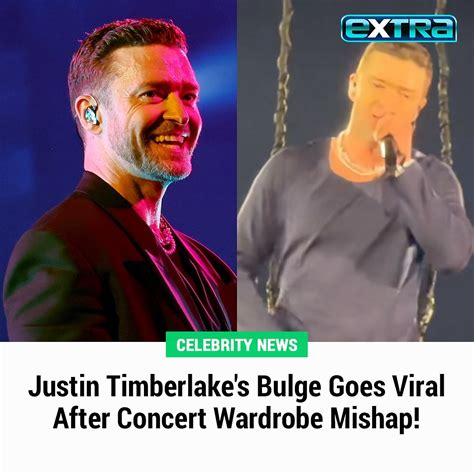 ExtraTV | Justin Timberlake’s bulge is going viral after a wardrobe ...