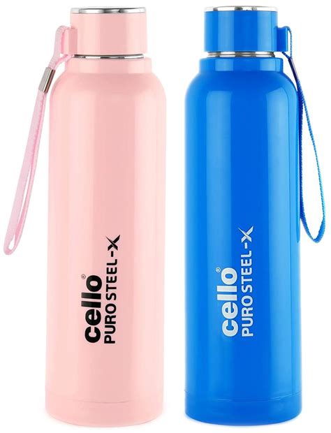 Cello Puro Steel-X Benz Insulated Bottle with Stainless Steel Inner ...