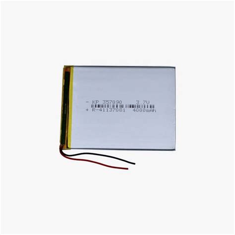 3.7V 4000mAH Li-Po Rechargeable Battery (KP 357090) – QuartzComponents