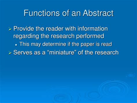 Image result for Structured Abstract Example