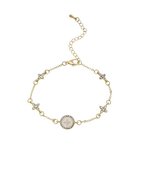 Gold Plated CZ Multiple Star Wraparound Bracelet – Carlton London Online