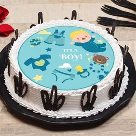 Cakes :: New Born Photo Cake