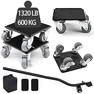 Heavy Furniture Movers, Lifter with 4*360° Rotation Wheels Movers Tools ...