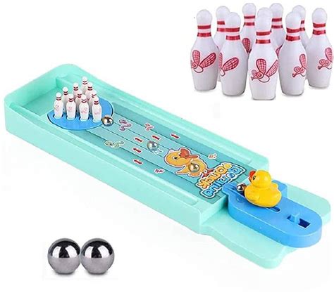 Gadget Mart Mini Yellow Duck Finger Bowling Board Game Party & Fun ...