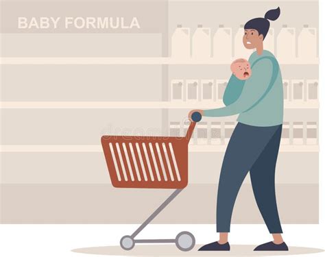 A baby formula display sits nearly empty at a Target store in Orlando.