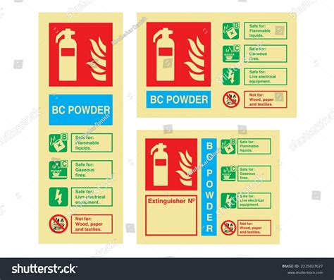 Abc Fire Extinguisher Sign