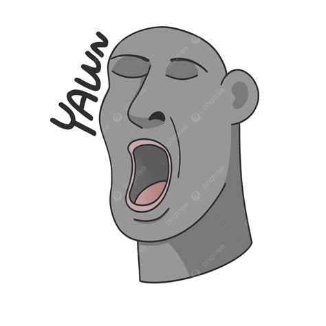 Sbadiglio Clipart