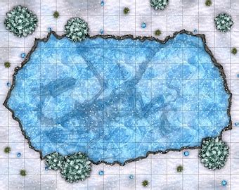 Buy ICE CAVE Battle Map, Dnd Battle Map, D&D, Battlemap, Dungeons and ...