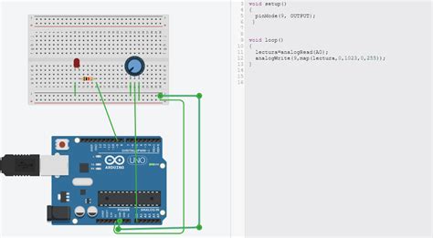 Image result for Controlar LED Con Potenciometro Arduino