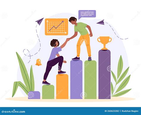 Goal orientation concept stock vector. Illustration of business - 260623282