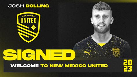 NEW MEXICO UNITED ANNOUNCES THE SIGNING OF ENGLISH FORWARD JOSH DOLLING ...