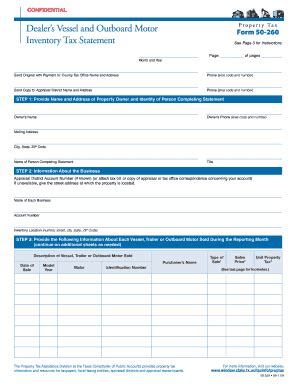 TX Comptroller 50-260 2011 - Fill out Tax Template Online