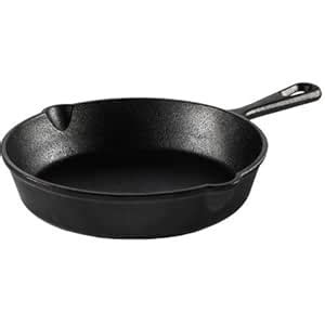 Ozark Trail 8 Cast Iron Skillet, Pre-Seasoned : Amazon.in: Home & Kitchen