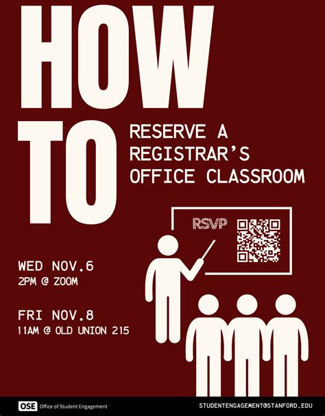 RO Workshops: Learn How to Reserve Classrooms | Office of Student ...