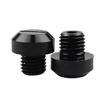Enakshi 2 Pcs M10x1.25 Rearview Mirrors Thread Hole Plug Screw Bolts ...