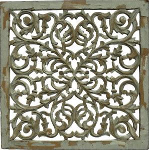 Craftrail Wooden Wall Panel 18 x18 MDF Carved Panel Design in Grey ...