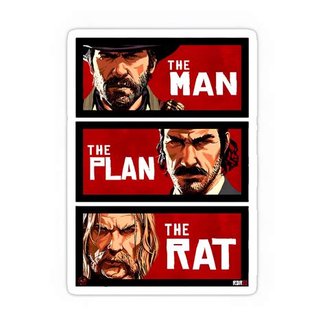 Red Dead Redemption Sticker-12 – InkyPrinty