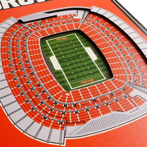 StadiumViews Cleveland Browns Youthefan Team Colors Floater Frame 32-in ...