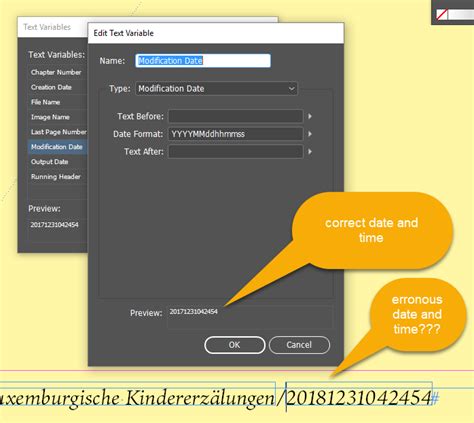 Image result for InDesign Date Format
