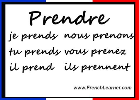 Prendre Conjugation