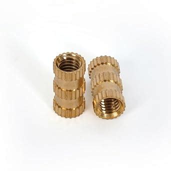 BRASS GRIP Brass Insert M 10 X10 Brass Nut Inserts, Knurled Threaded ...