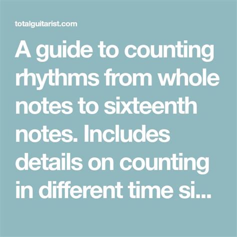 Image result for Counting Rhythms 4 4-Time