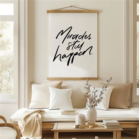 Wall Print: Miracles Still Happen, large - The Project J