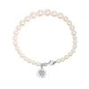 LeCalla - Buy 925 sterling silver heart charm multi-size pearl bracelet ...