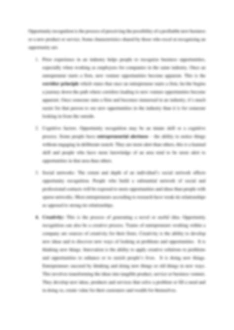 SOLUTION: Session 3 identifying opportunities - Studypool