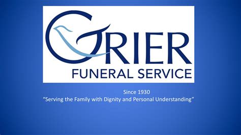Grier Funeral Service Virtual Memorial Service