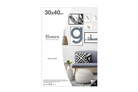 Cadre GENERIQUE Cadre Sous Verre Ilua 30x40cm Transparent | Darty